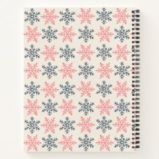 Winter Snowflake Spiral Notebook