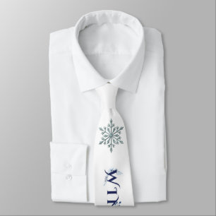 Winter Snowflake Tie