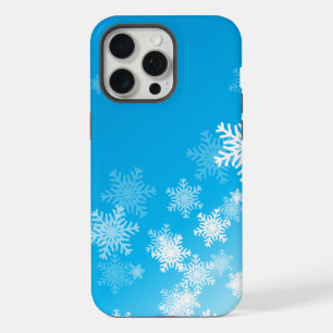 Winter Snowflakes Background iPhone 15 Pro Max Case