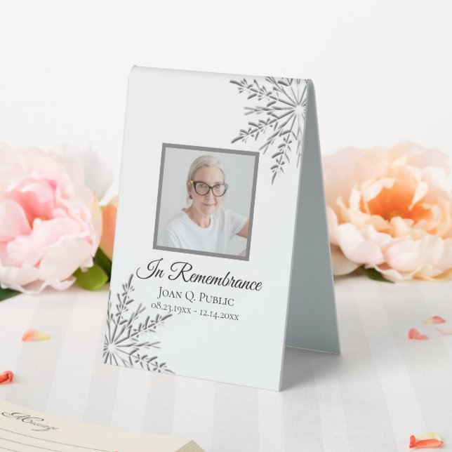 Winter Snowflakes Celebration of Life Funeral (In SItu (Wedding))