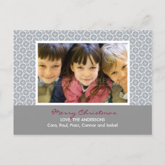 Winter Snowflakes :: Christmas Photo Postcard