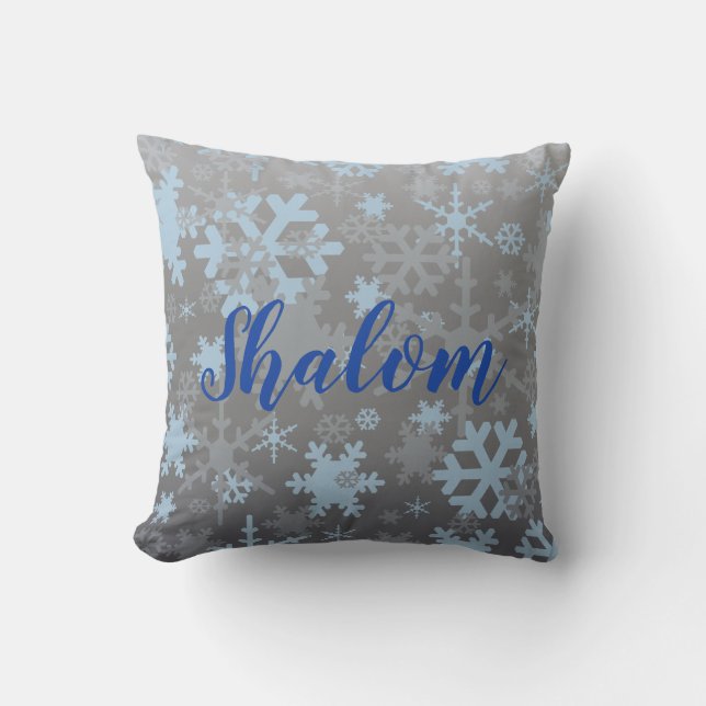 Winter Snowflakes Cushion (Front)