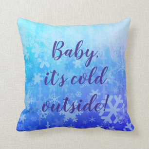 Winter Snowflakes Cushion