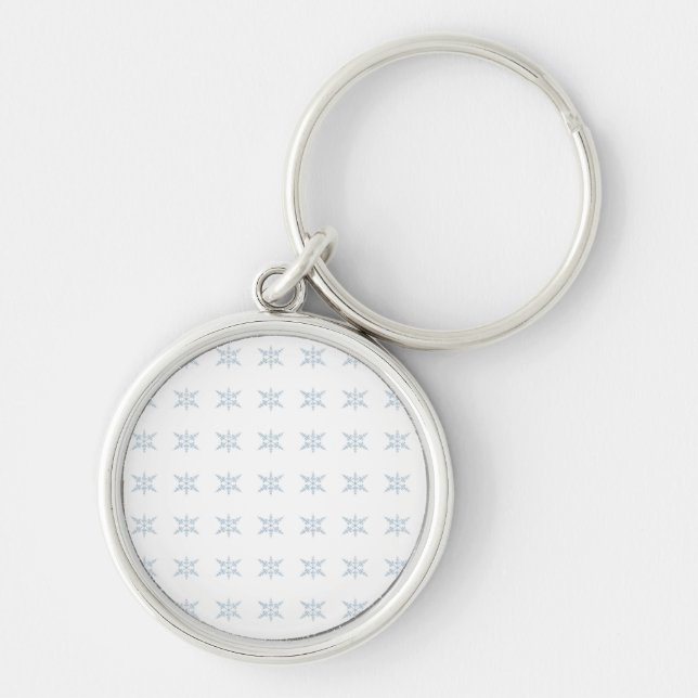 Winter Snowflakes  Key Ring (Front)