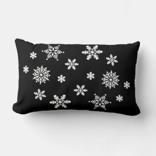 WINTER SNOWFLAKES LUMBAR CUSHION