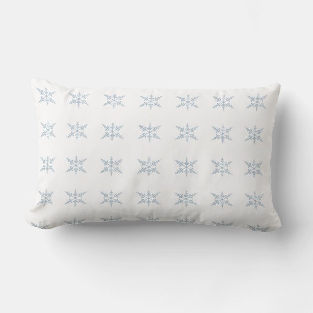Winter Snowflakes  Lumbar Cushion (Front)