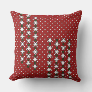 Winter Snowflakes Outdoor Cushion