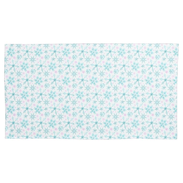 Winter Snowflakes Pillowcase (Front)