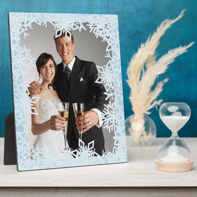 Winter Snowflakes Plaque (Side)