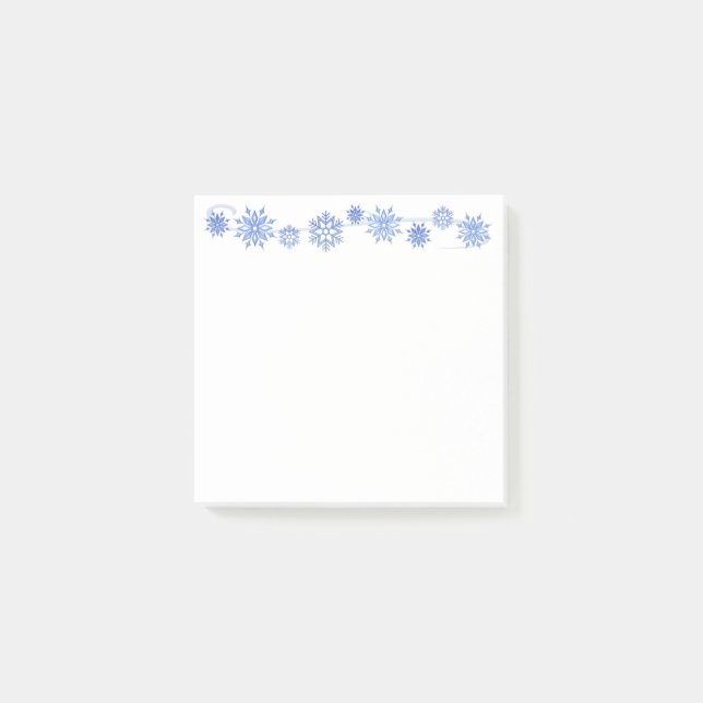 Winter Snowflakes Post-it-Notes Post-it Notes (Front)