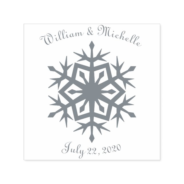 Winter Snowflakes Self-Inking Accent Stamp (Design)