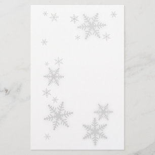 Winter Snowflakes stationery