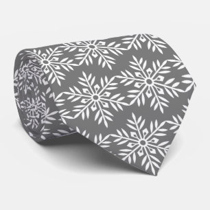 Winter Snowflakes Tie