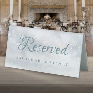 Winter Snowflakes Wedding Reserved