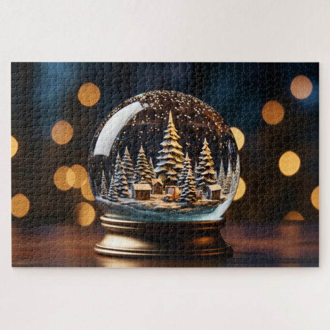 Winter Snowglobe Jigsaw Puzzle (Horizontal)