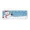 Winter Snowman Address Labels
