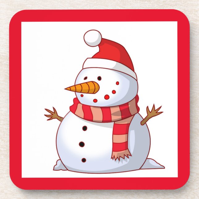 WINTER SNOWMAN COASTER (Front)