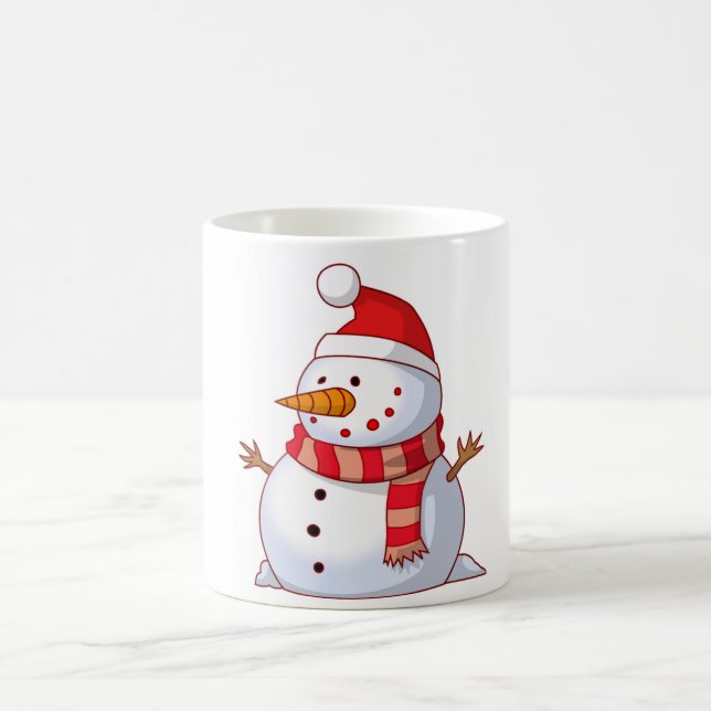 WINTER SNOWMAN COFFEE MUG (Center)