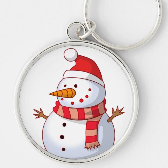 WINTER SNOWMAN KEY RING (Front)