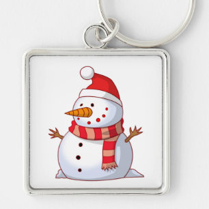 WINTER SNOWMAN KEY RING