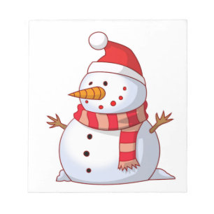 WINTER SNOWMAN NOTEPAD