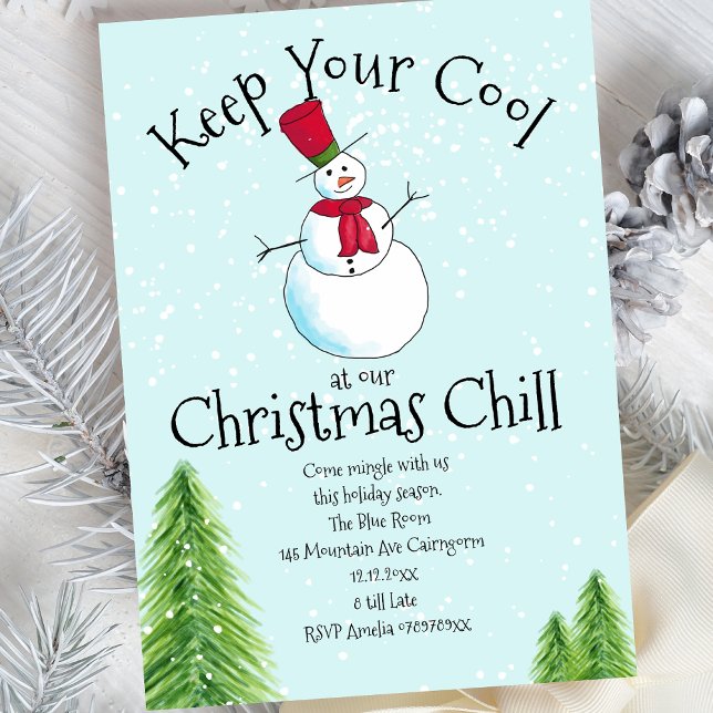 Winter Snowman Party Invitation (Creator Uploaded)