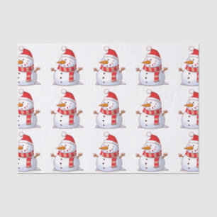 WINTER SNOWMAN TISSUE PAPER