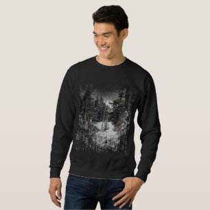 Winter Snowy Trees Snowy Forest Sweatshirt