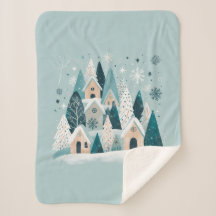 Winter Snowy Village