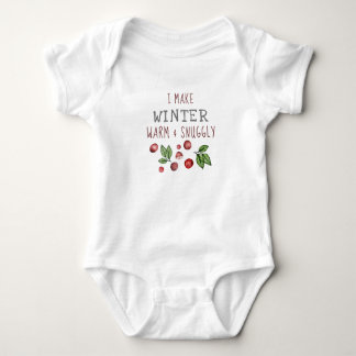 Winter Snuggly Baby Bodysuit