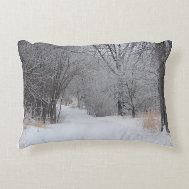 Winter Solitude Decorative Cushion (Front)