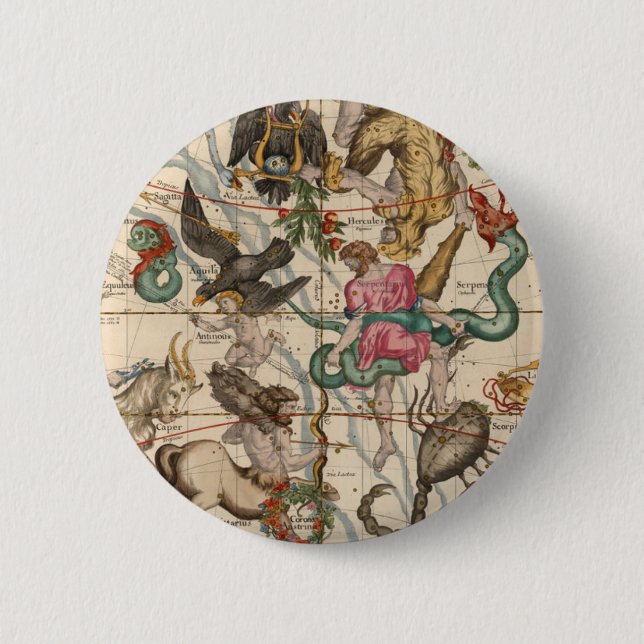 Winter Solstice 6 Cm Round Badge (Front)