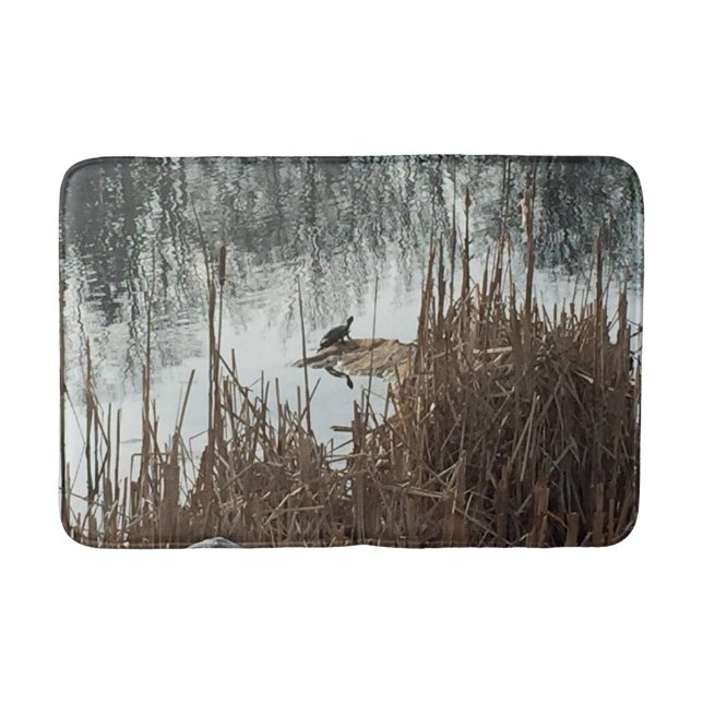 Winter Solstice Bath Mat (Front)