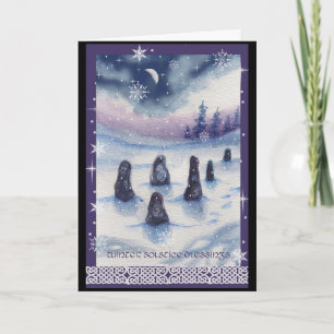 Winter Solstice blessings Card