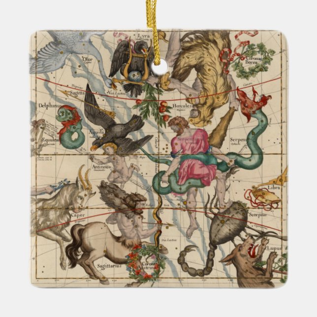 Winter Solstice Ceramic Tree Decoration (Front)