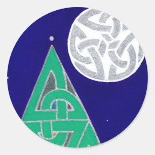 Winter Solstice (detail version 2) stickers