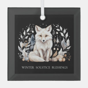 Winter Solstice Fox Ornament