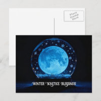 Winter Solstice Full Moon Mystical Crystal Ball