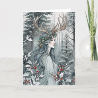 Winter Solstice Goddess in the Forest
