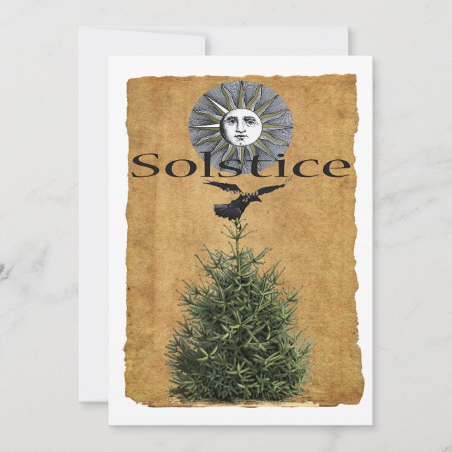 Winter Solstice Holiday Card (Front)