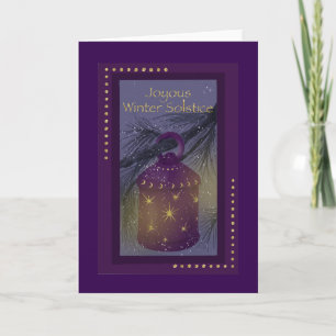 Winter Solstice Lantern Card
