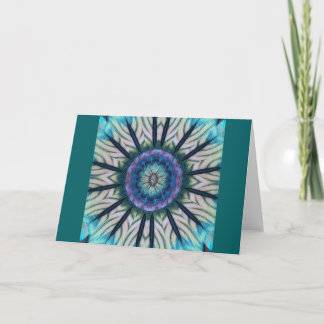 "Winter Solstice" Mandala Greeting Card