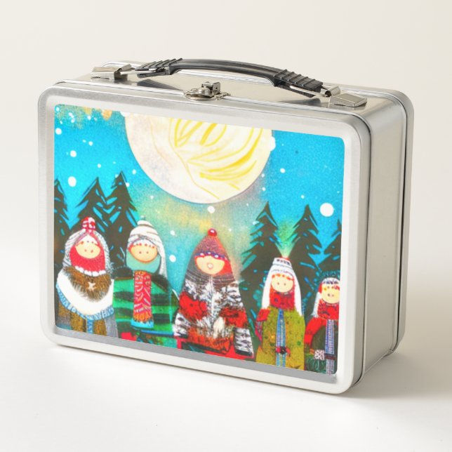 Winter Solstice Metal Lunch Box (Front)