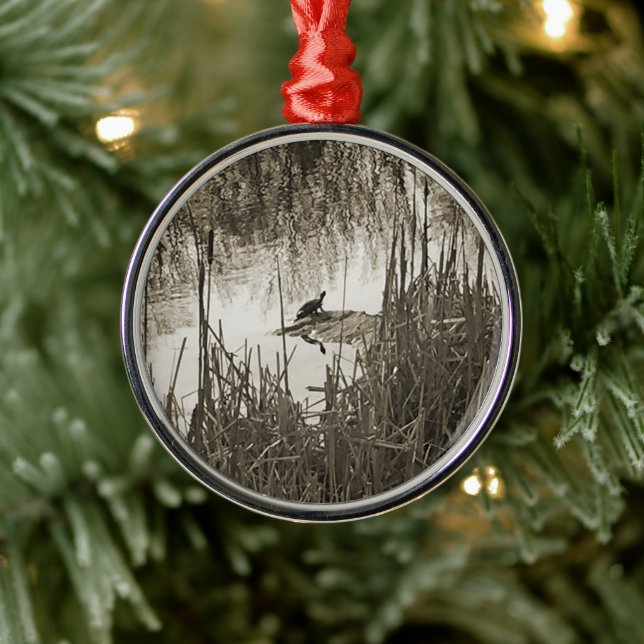 Winter Solstice Metal Ornament (Tree)