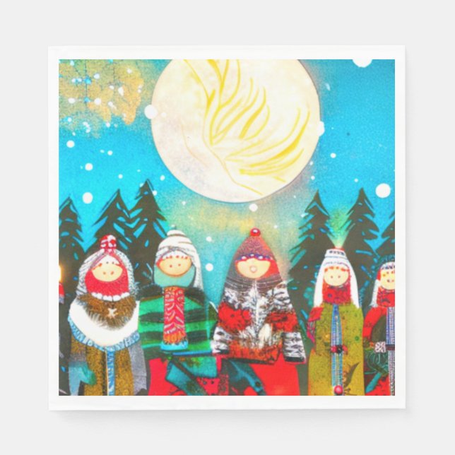 Winter Solstice Napkin (Front)