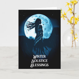 Winter Solstice Native American Ethnic Bohemian  Card