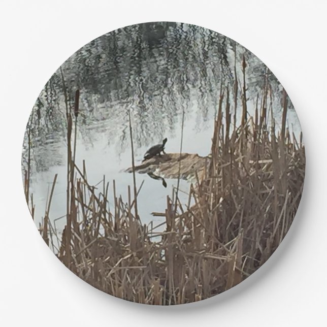 Winter Solstice Paper Plate (Front)