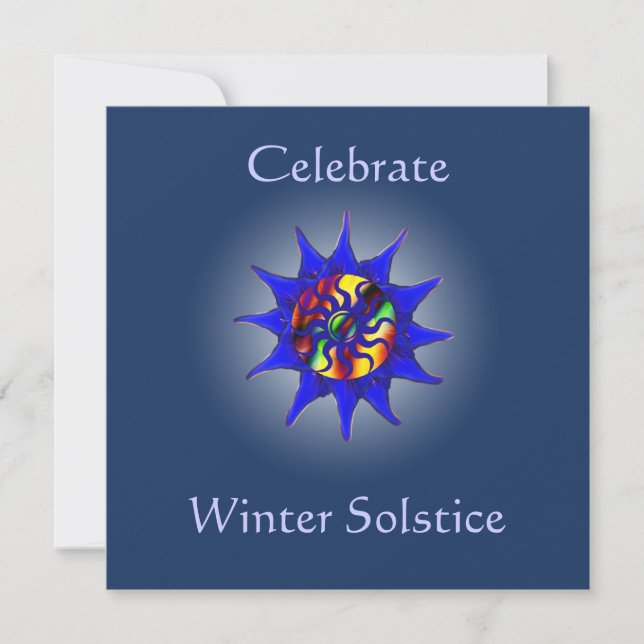 Winter Solstice Party Invitation (Front)