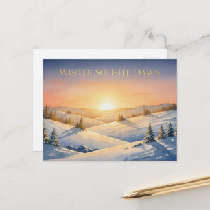 Winter Solstice Postcard