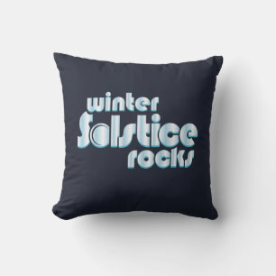 Winter Solstice Rocks Midwinter Novelty Cushion